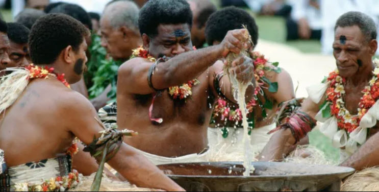 kava being prepared in HAwaiia